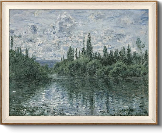 VIYYIEA Framed Canvas Wall Art for Living Room, Vintage Home Decor Landscape by VIYYIEAART