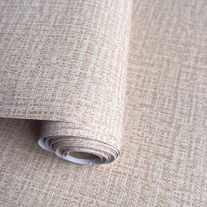 Yancorp 24"x394"/32.8' Textured Fabric Peel and Stick Wallpaper by YancorpHomeDecor