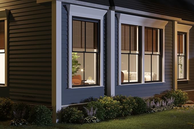 Windowsandgarden Cordless Woven Wood Roman Shades, 57W x 72H, Eastfield Teak - Image 5