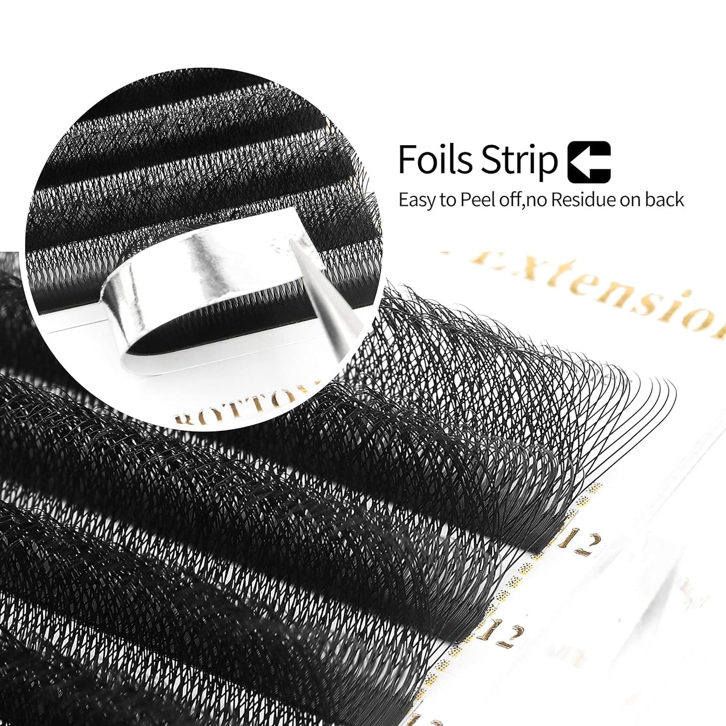 YY Lash Extensions Supplies Y Eyelash Extensions 0.05mm Thickness D Curl 12mm Premade Fans 4D Russian Volume Matte Black 12 Rows Crisscross Eye Lashes(YY-0.05-D,12mm)