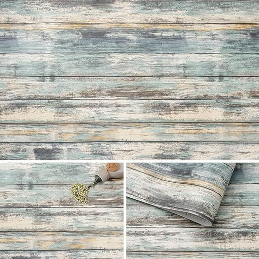 Arthome 17x78.7'' Rustic Wood Contact Paper Peel and Stick Self-Adhesive by ArthomeWALLDECOR