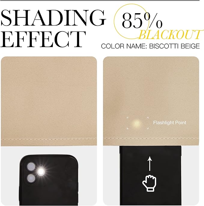 NICETOWN Room Darkening Curtain Panels - Image 4