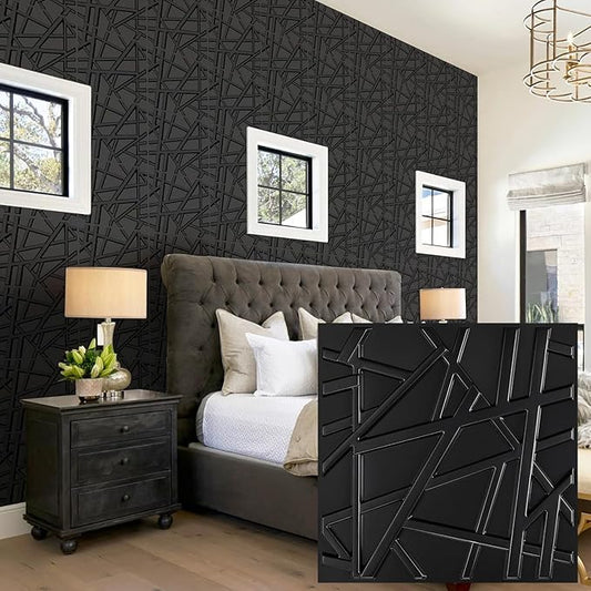 Heikki 30 Pack 3D Wall Panel for Interior Wall Décor, PVC Flower Textured Wall by YourBestChoices