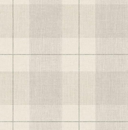 NextWall Lenox Hill Plaid Peel and Stick Wallpaper by NextWall