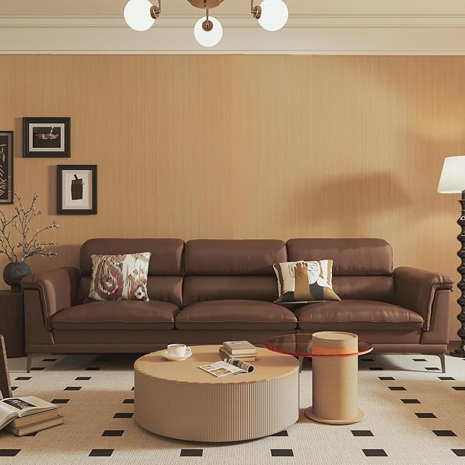BOMENG Extra Wide Brown Wood Contact Paper Thick Oak Wood Wallpaper Peel and - Image 3