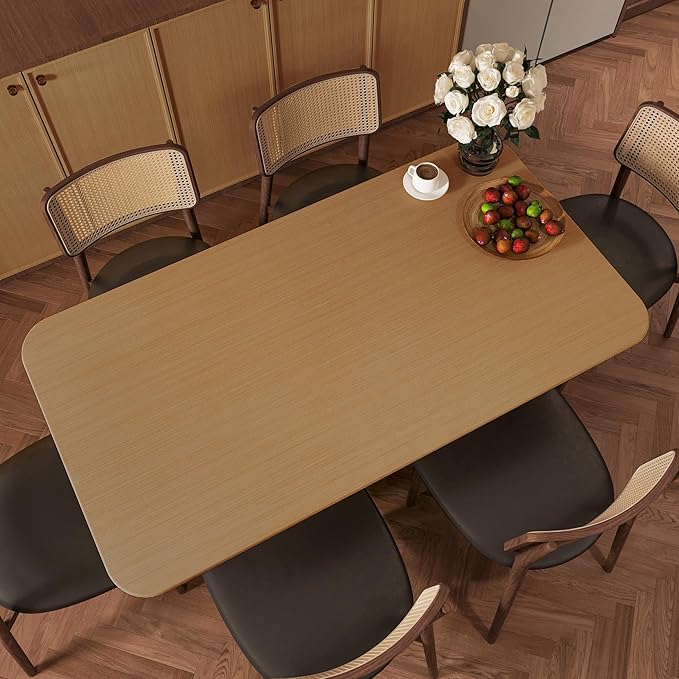 BOMENG Extra Wide Brown Wood Contact Paper Thick Oak Wood Wallpaper Peel and - Image 2