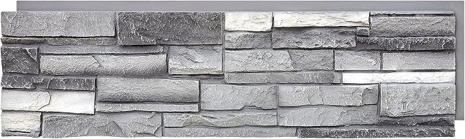 Faux Stone Wall Panels 2-Pack PU Stone Veneer Siding, Mortarless Faux Rock - Image 3