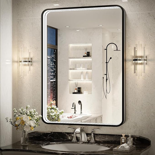 36x24 Inch LED Bathroom Mirror by FTOTI