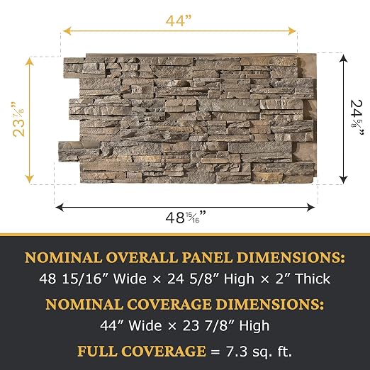 AZ Faux High-Density Polyurethane Faux Stone Wall Covering Panels - Image 4