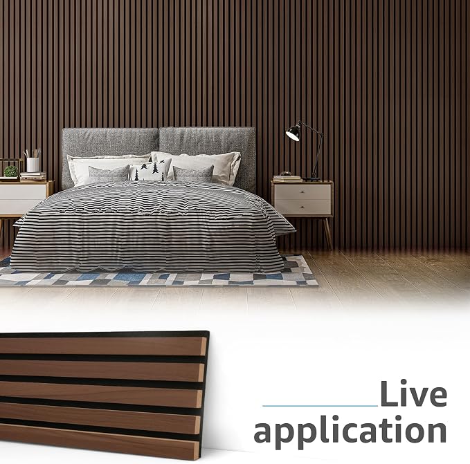 Art3d 6-Pack Acoustic Wood Slat Wall Panels - Image 2