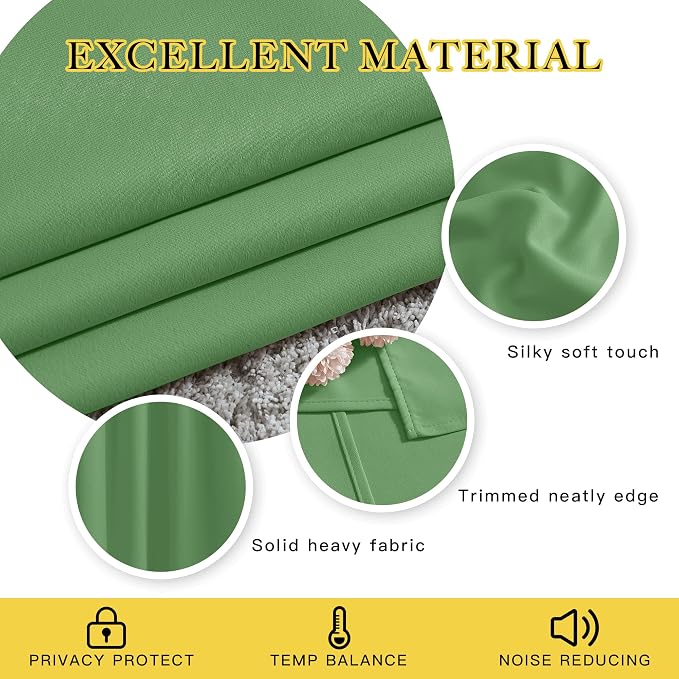 NICETOWN Sliding Door Curtain 108 Inches Long - Image 3