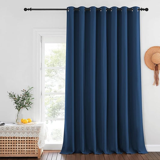 NICETOWN Blackout Curtains for Sliding Glass Door Room Divider Noise Reduce by NICETOWN