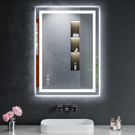 28"x20" LED Bathroom Mirror by MYSUNORIA