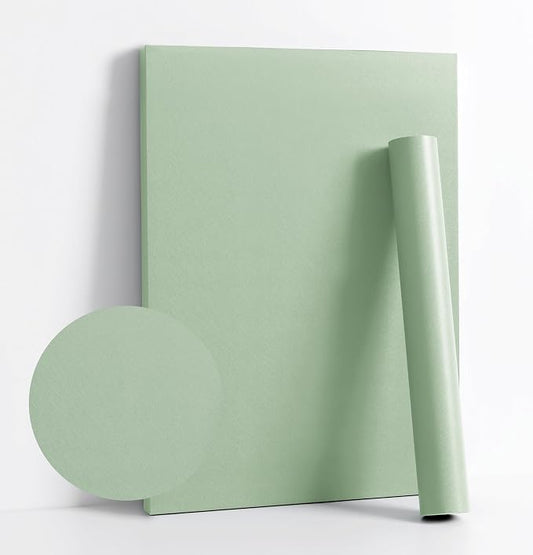 Dimoon 236''x17.7'' Green Peel and Stick Wallpaper Contact Paper Modern Self by DIYYOURMOON