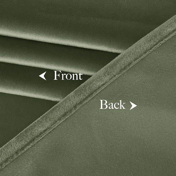 NICETOWN Sage Green Curtains 96 inches Long 2 Panels, Farmhouse and Sleek - Image 8