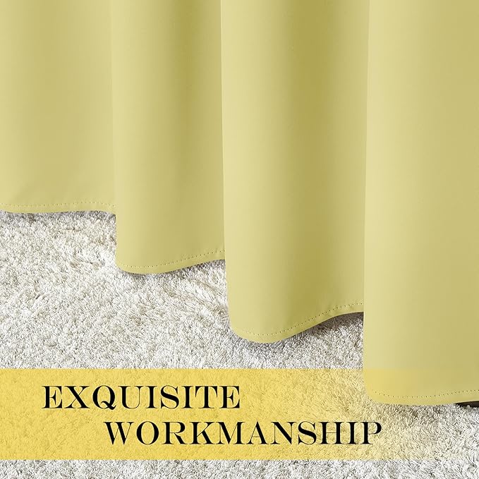 NICETOWN Room Divider Curtain 132 Inches Long, Wide Blackout Sliding Door - Image 4