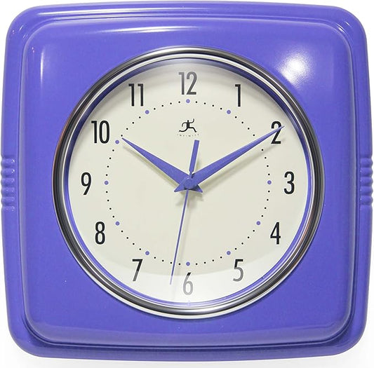 Infinity Instruments 9 Inch Square Clock by InfinityInstruments