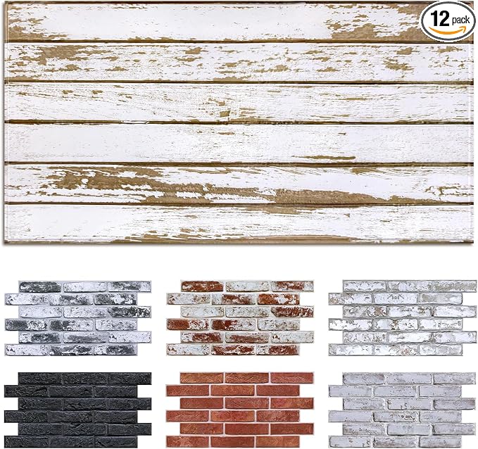 Commomy Faux Wood 3D Wall Panels by CommomyDecor