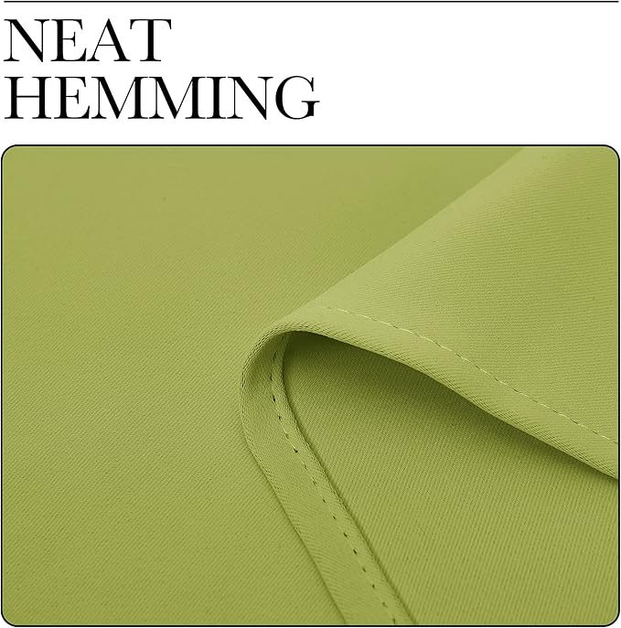 NICETOWN Blackout Curtains for Bedroom, Fresh Green, 1 Pair, 62 by 63-inch - Image 6