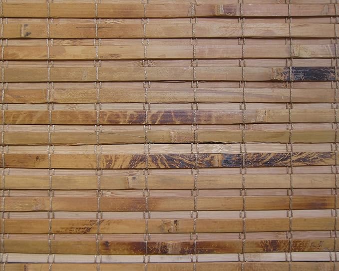 Cordless Woven Wood Roman Shades, 32W x 36H, Hatteras Camel, Sizes 20-72 Wide - Image 6