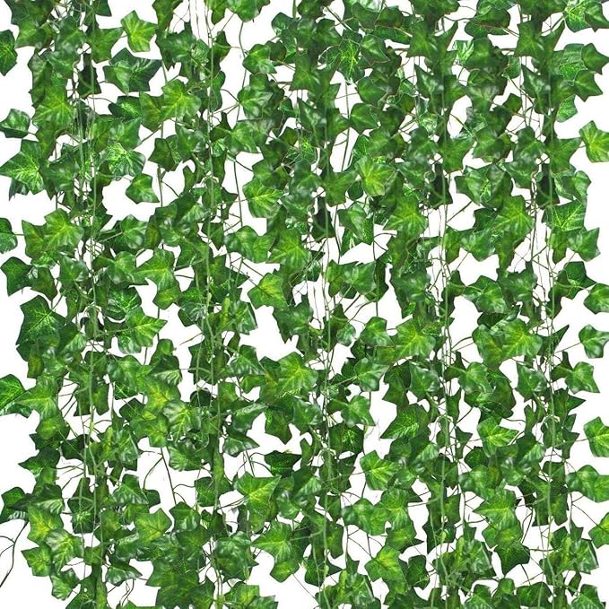 Fake Vines for Room DecorArtificial Plant Ivy Garland 1 Stand 50FT Long Hanging by Comtelek