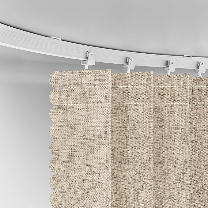 Room Divider Curtain Sets with Flexible Ceiling Track, Privacy Soundproof - Image 5