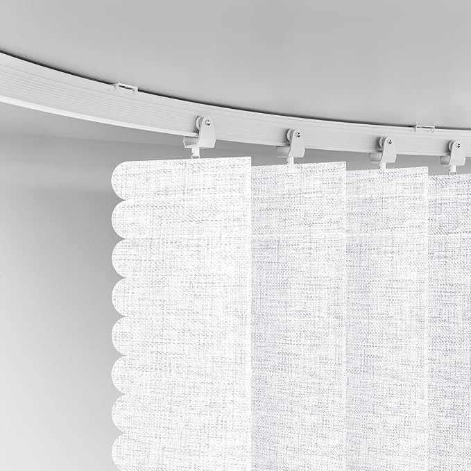 Room Divider Curtain Sets with Flexible Ceiling Track, Privacy Soundproof - Image 6