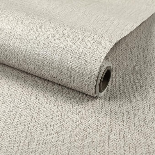 Peel and Stick Wallpaper Removable Wall Paper Textured Contact Paper Gray by MANONIRIA