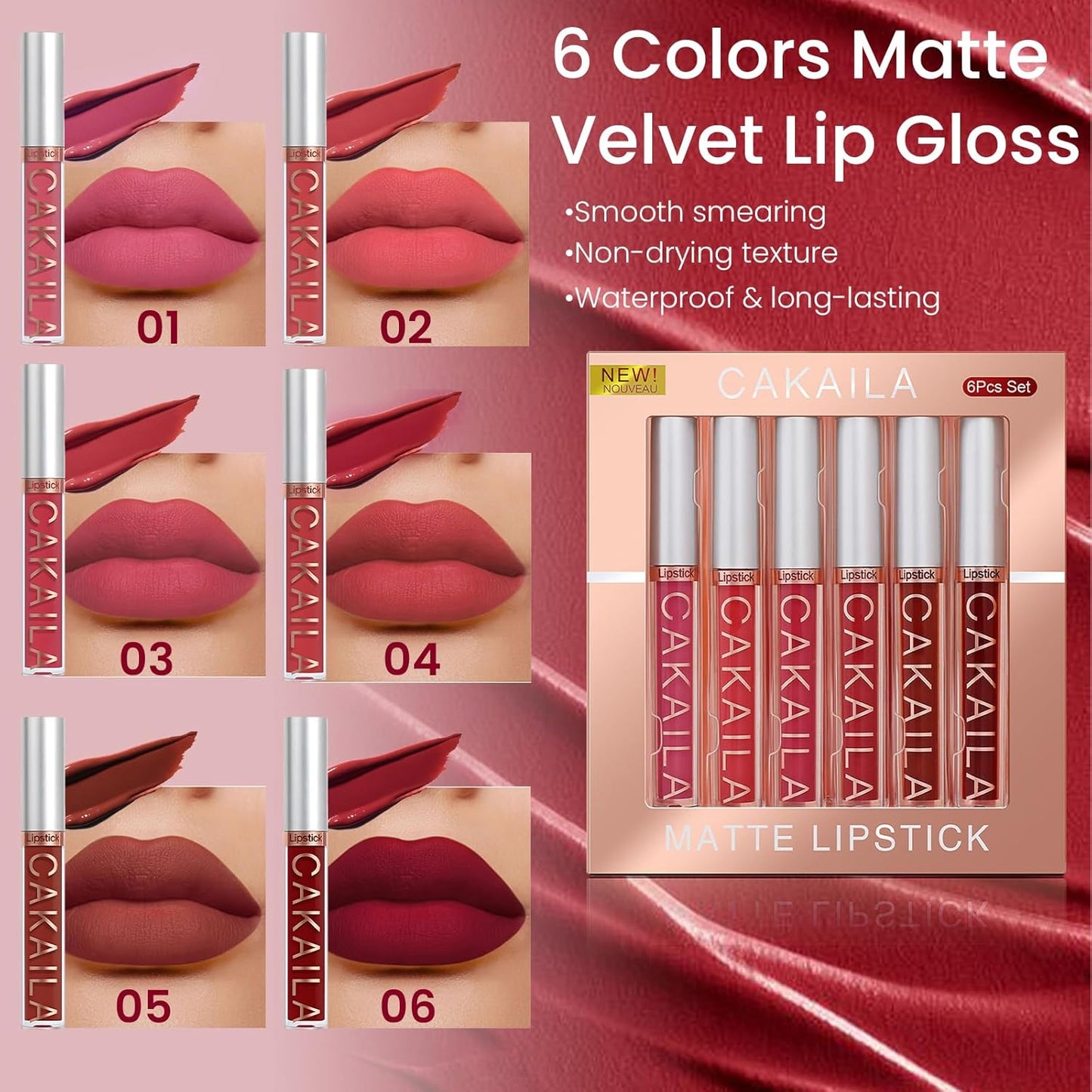 Makeup Present Set for Teen Girl Women, Travel Makeup Kit, Makeup Full Kit for Beginner, Makeup Bundle Include 2 Matte & Shimmer Eyeshadow Palettes, Liquid Glitter Eyeshadow & Eyeliner