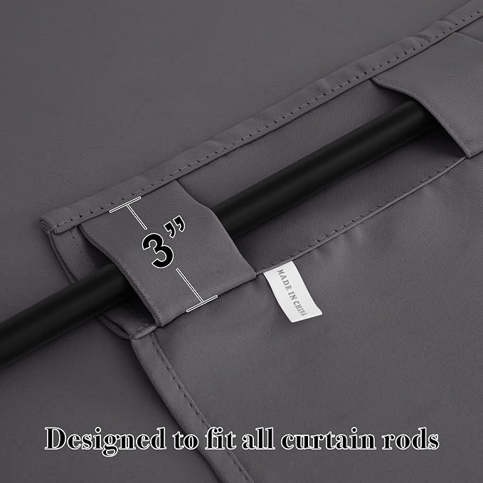 RYB HOME Small Window Curtains Blackout, Privacy Thermal Insulating Drapes - Image 5