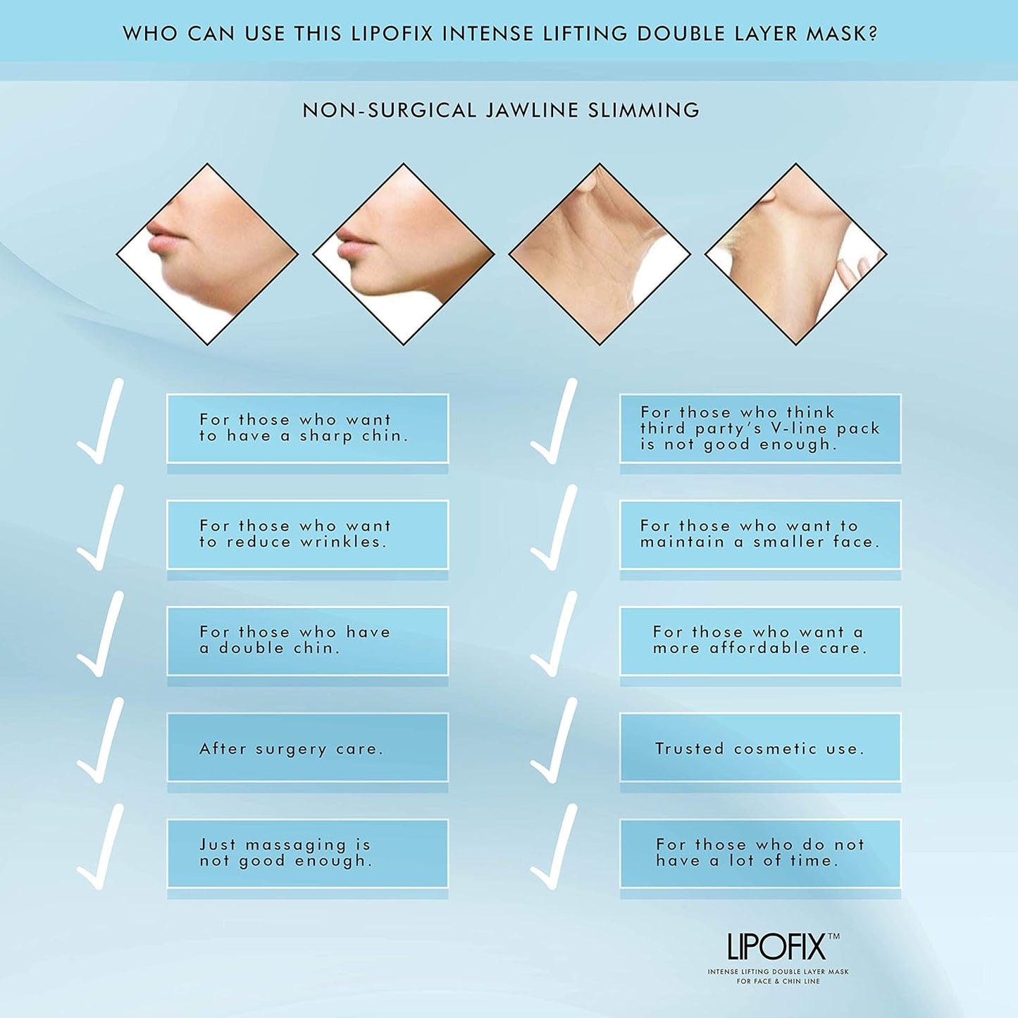 Lift & Firm V-Line Sculpting Mask – Advanced Chin & Jawline Shaping Solution for Tightening & Lifting. 5 Masks