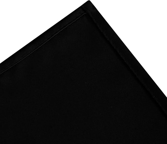 LEMOMO Black Blackout Curtains 34 x 84 Inch Length/Set of 2 Curtain - Image 8