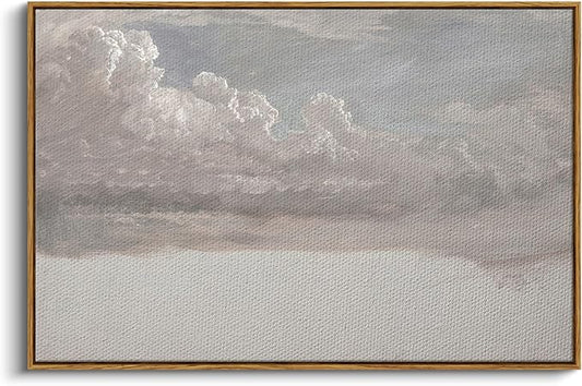 InSimSea Framed Canvas Wall Art Vintage Decor, Home Decor Classical Oil by InSimSeaArt