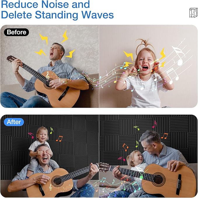 48 Pack Sound Proof Foam Panels - Image 4