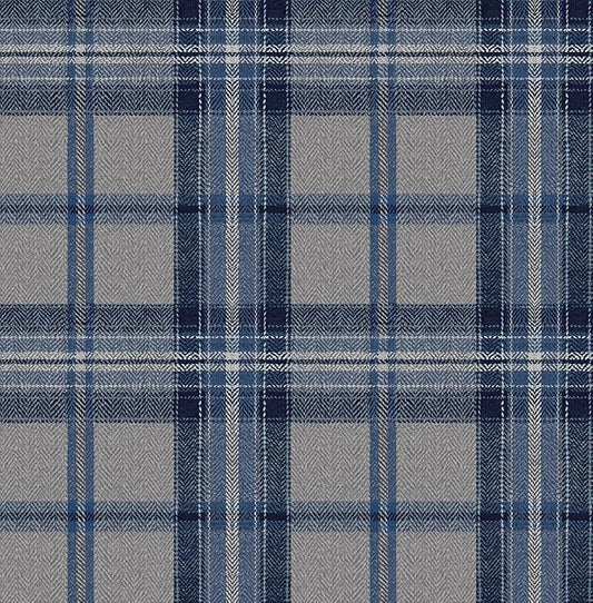NextWall Harry & Grace Herringbone Plaid Premium Matte Non-Woven Peel and Stick by NextWall