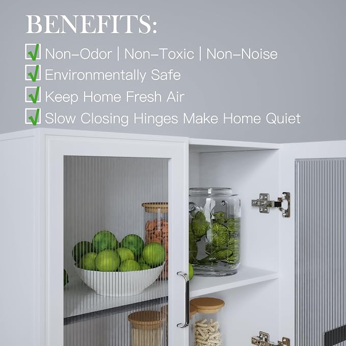 Furnaza Kitchen Wall Cabinets 4 Doors - Image 5