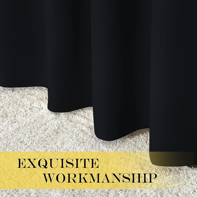NICETOWN Blackout Bedroom Window Curtain Drape - Image 6