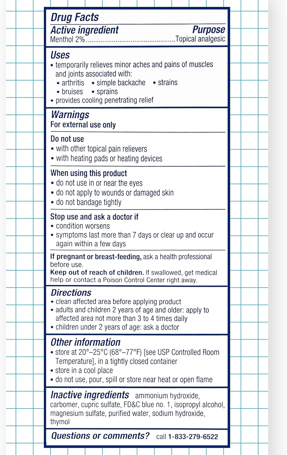 Mineral Ice Therapeutic Pain Relieving Gel, 8 Ounce