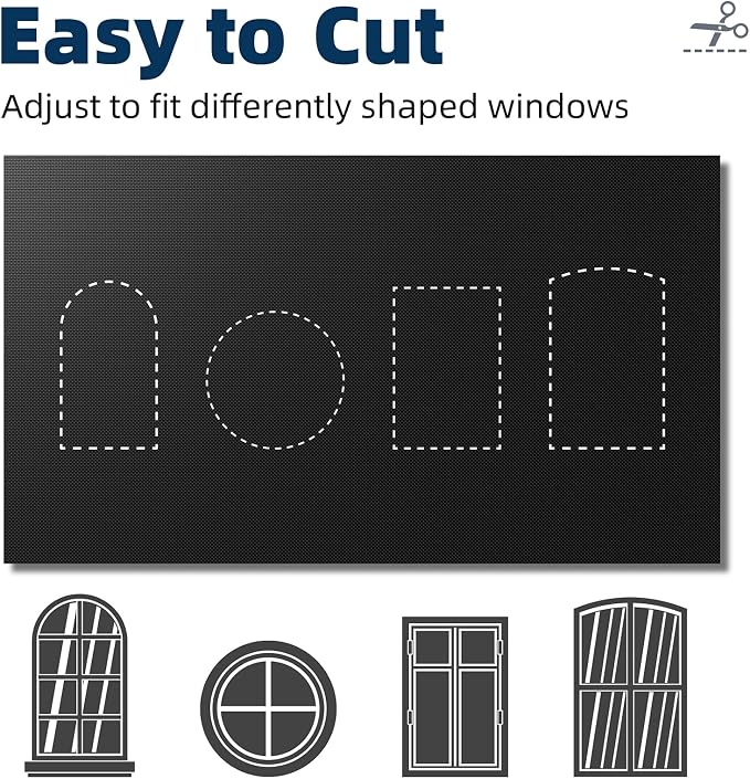 NIGHTON Portable Blackout Curtains 120"×57", Strong Hook and Loop Tape Strips - Image 5