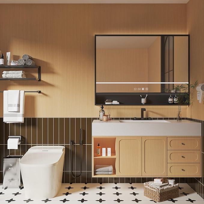 BOMENG Light Brown Wood Contact Paper Thick Oak Wood Wallpaper Peel and Stick - Image 3