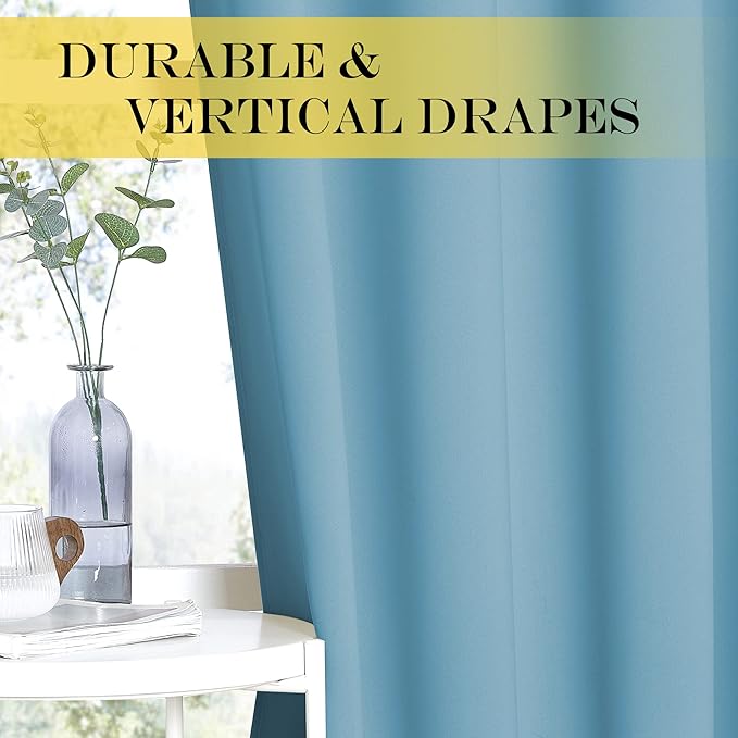 NICETOWN Blackout Doorway Curtain Drape 78 inch Long - Image 4