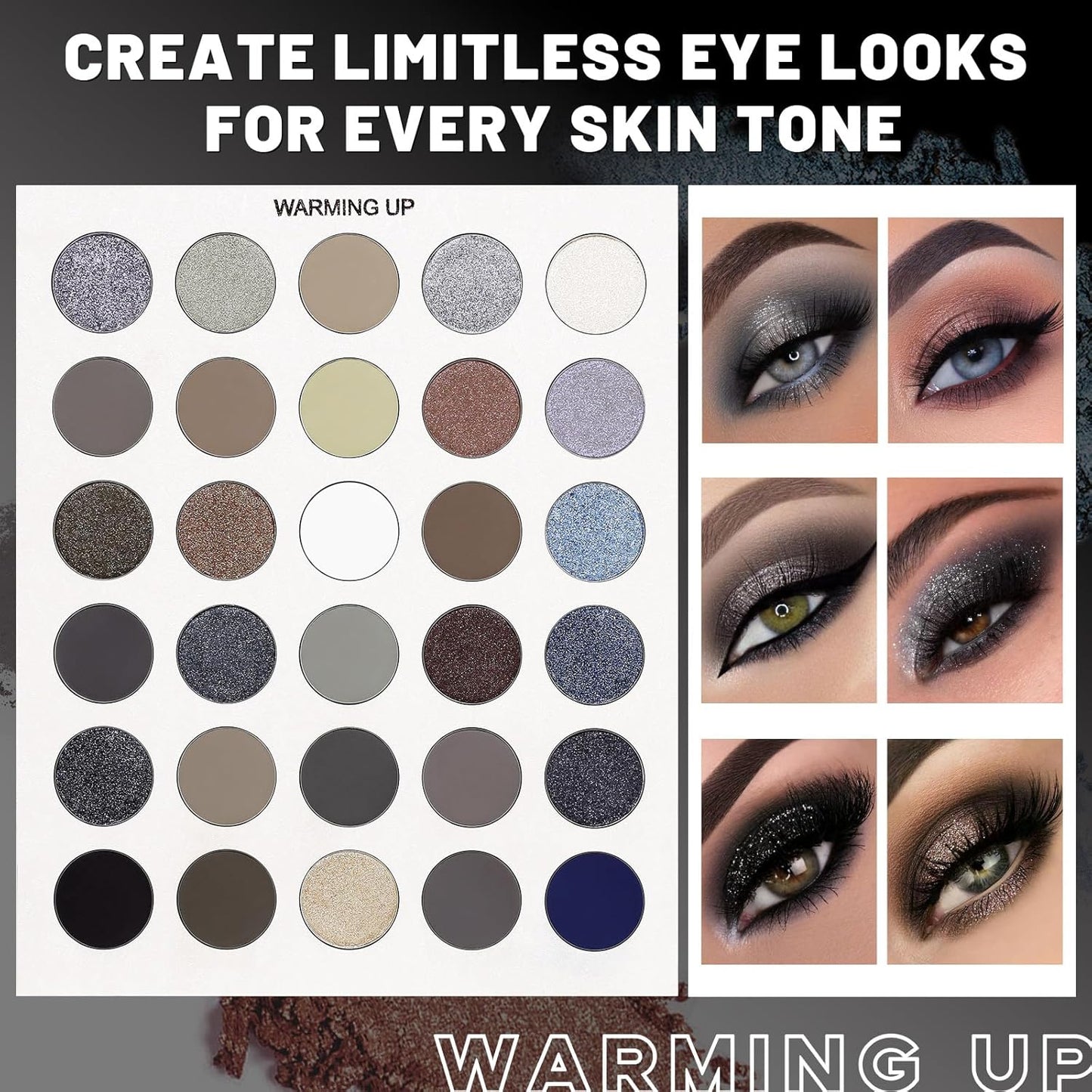 UCANBE 86 Colors Eyeshadow Makeup Palette + 15 Brushes Set, Matte Glitter Highly Pigmented Long Lasting Eye shadow, Blush, Contour, Highlighter All in One Make Up Kit for Halloween Costume & Daily Use