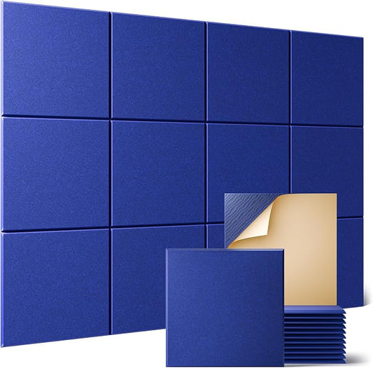 Sonicism 12 Pack Acoustic Wall Panels by Sonicism
