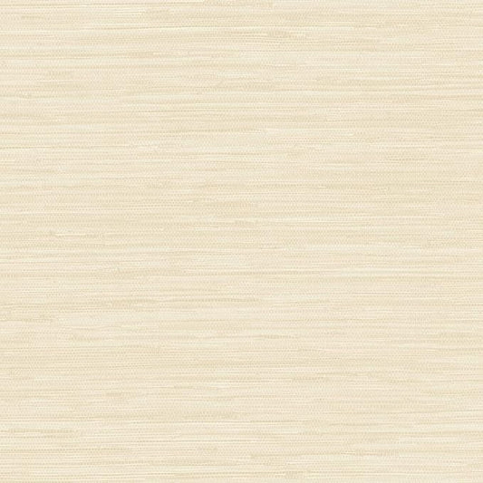 Grasscloth Wallpaper in Cream by Norwall