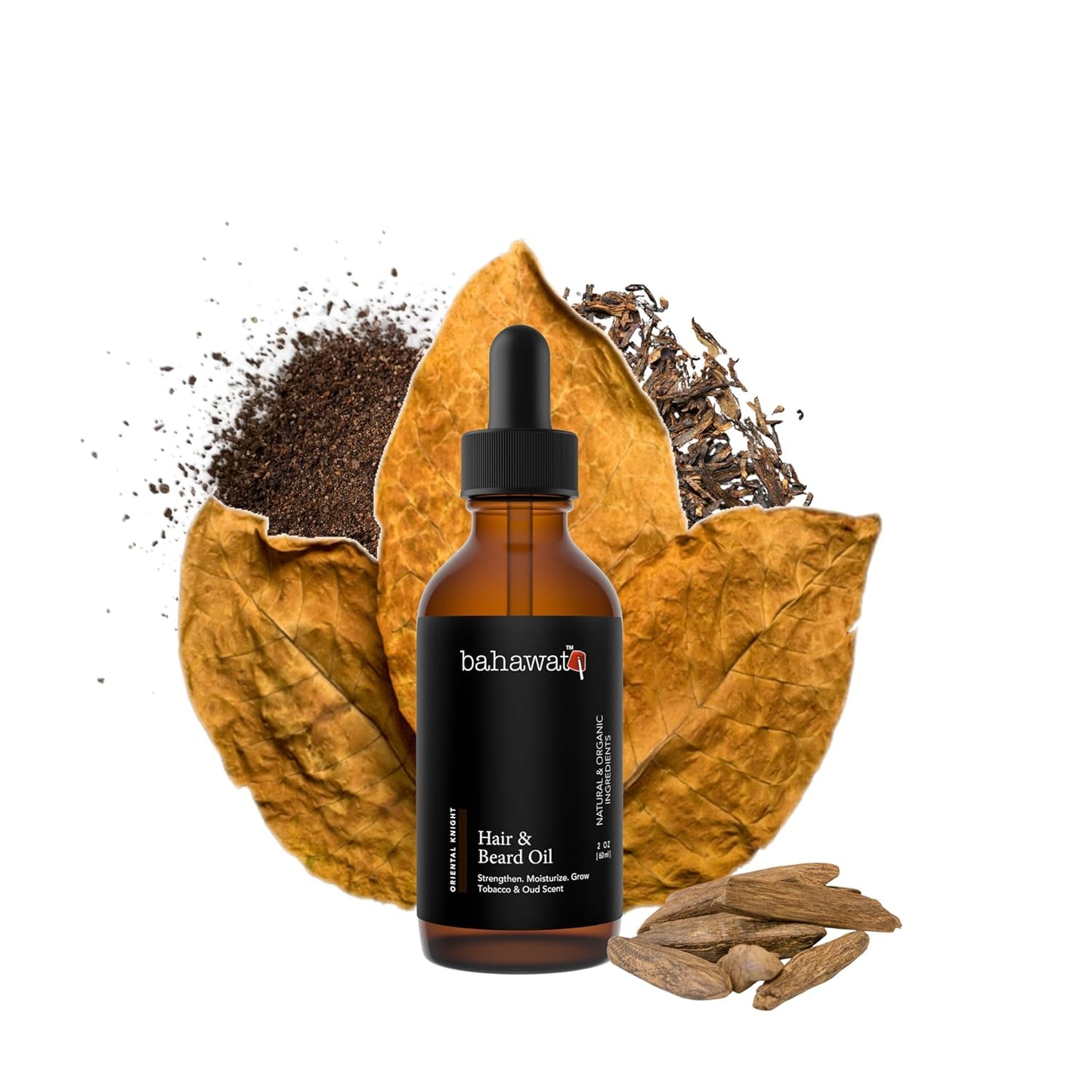 Premium Beard Oil Conditioner & Softener - Oriental Knight- 2 ounce - Beard Itch and Dry Skin Relief - Handcrafted from Natural Ingredients - Made in the USA