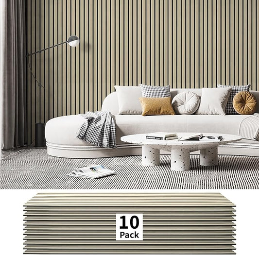 Art3dwallpanels 10 Pack Acoustic Panels, Self Adhesive High Density Sound by Art3dwallpanels