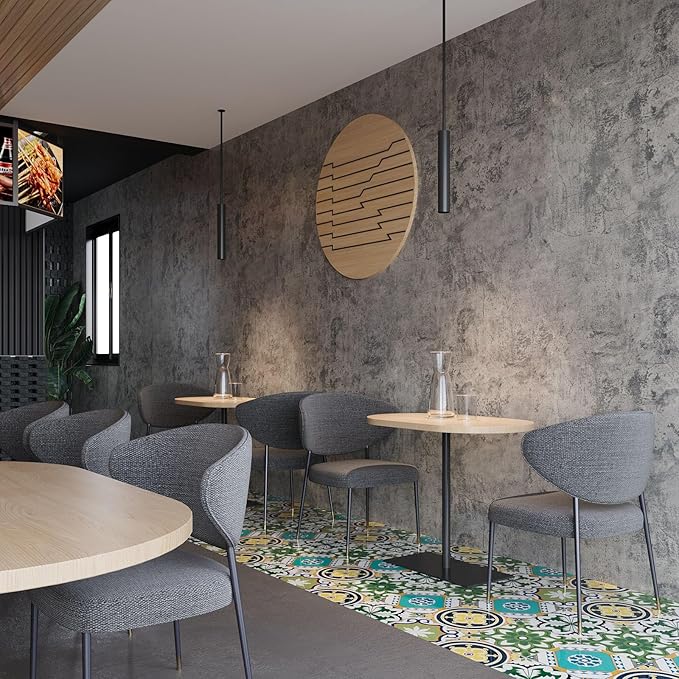 48"×354" Extra Wide Large Size Grey Concrete Wallpaper Peel and Stick - Image 7