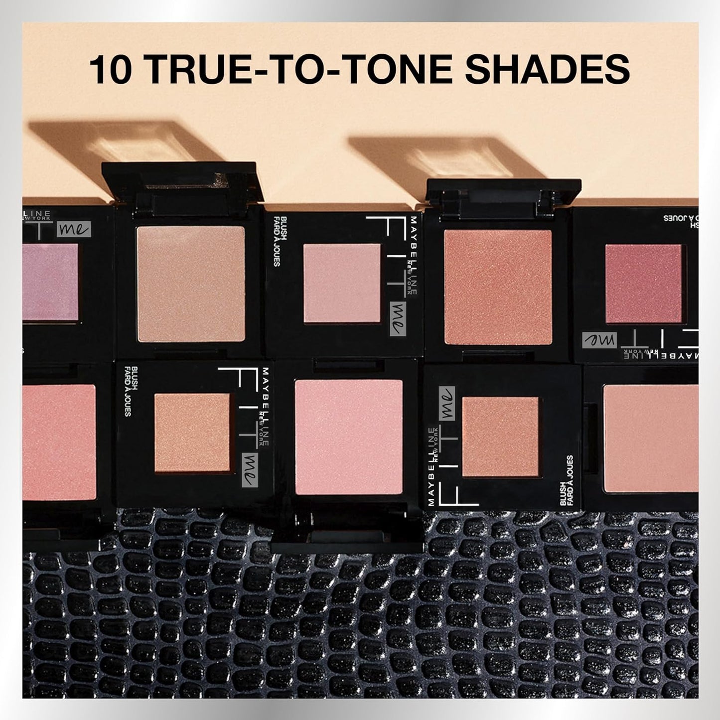Maybelline Fit Me Powder Blush, Lightweight, Smooth, Blendable, Long-lasting All-Day Face Enhancing Makeup Color, Rose, 1 Count
