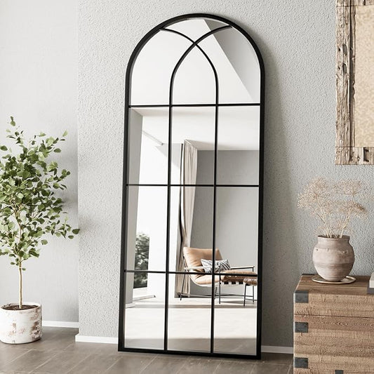 Mirror Full Length, Oversize Farmhouse Standing Wall Mirrors Hanging or Leaning by ZMYCZ
