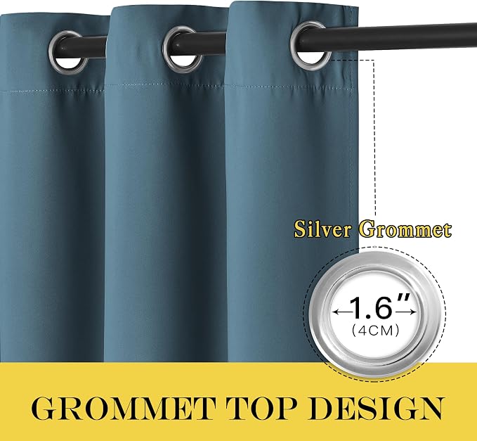 NICETOWN Sliding Door Curtain 108 Inches Long - Image 5